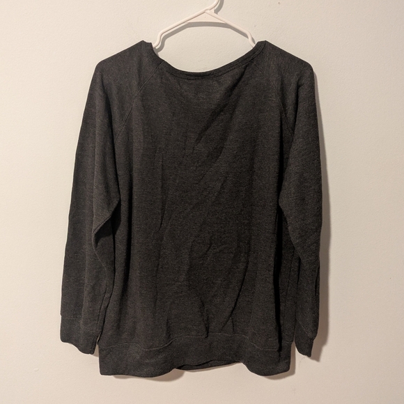 ModCloth EpicReads Dark Gray No Shelf Control Graphic Sweatshirt Size XL - Picture 8 of 12